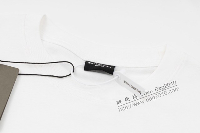 Balenciaga專櫃巴黎世家2023SS新款印花T恤 男女同款 tzy2647